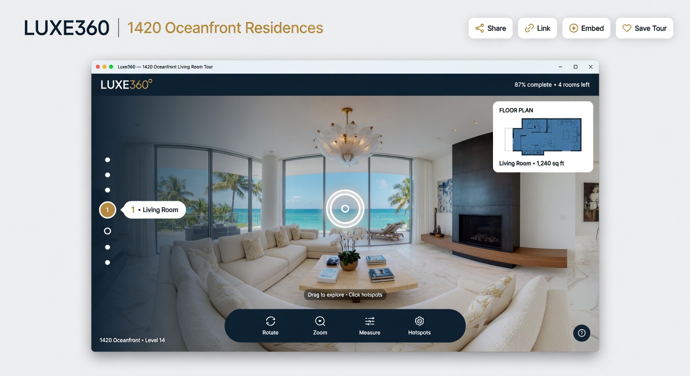 Viapano 360° viewer - Panamá luxury property